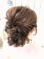 クレア(CREA)&nbsp;結婚式お呼ばれ編みおろし／ヘアセット/編み込み/アレンジ