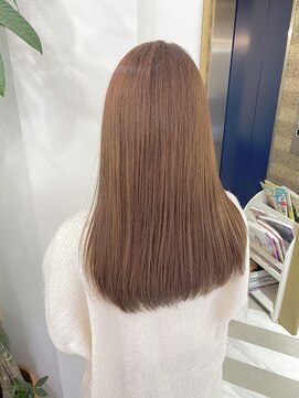 ロンドアベニール 北千住(Lond avenir) 艶カラー☆ピンクベージュ　西田大樹