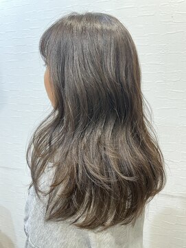 ラテルネ 名駅店(Laterne) レイヤーロングブルーグレージュ /アッシュブラウン