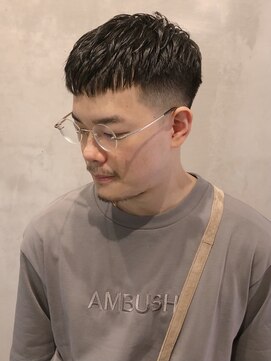 フランクスバーバーリザーブ 人形町店(FRANK’S BARBER RESERVE) クロップサイドグラデーションフェードスタイル　ｙ