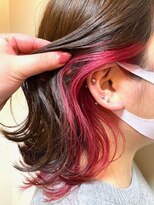 グルグル 新小岩店(GULGUL)&nbsp;ピンクベージュ ちら見えインナーカラー【ピンク】 【佐藤】