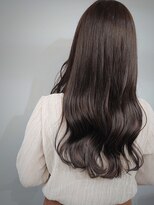 ロング、レイヤー、ダークブラウン、秋冬カラー