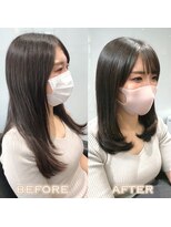 ラブクロムトーキョー オモテサンドウ(LOVECHROME OMOTESANDO)&nbsp;ワンカールストカール☆黒髪ロング・ストレートロング・デジパ