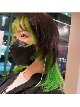 パームス(Palms) ライム×ウルフカット