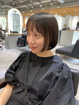 サロンドミルク 新百合ヶ丘店(salon de MiLK) パツンと感が可愛いボブ♪