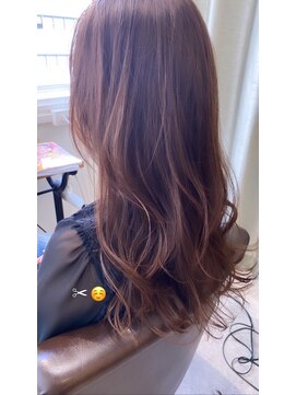 イニット 奈良新大宮(init.) 20代 30代 40代 モテ髪 ラベンダーベージュ 大人かわいい