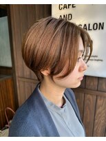 カフェアンドヘアサロン リバーブ(cafe&hair salon re:verb)&nbsp;ショートボブ