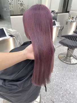 ロンド マーレ 天神大名店(Lond mare) イメチェン/チェリーブラウン/フェミニン/ダークアッシュ/束感/