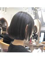 ロンド レグリーズ 立川(Lond leglise)&nbsp;【深味】ボブ/ショコラアッシュ/ヘルシースタイル/暗髪ボブ