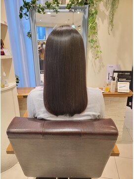 フォルテリノ ナゴヤ(FORTE Lino) 髪質改善縮毛矯正×大人ガーリーツヤ髪ダークグレージュ