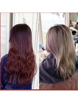 クラン ヘアーアンドスタジオ(CLAN hair & studio)&nbsp;ハイトーンカラーエクステプルエクステブリーチカラーインナー