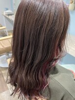 シュシュバイジャガラ 千葉駅北口店(chou chou byJAGARA)&nbsp;インナーカラー×ピンクバイオレット【chouchou千葉・千葉駅】