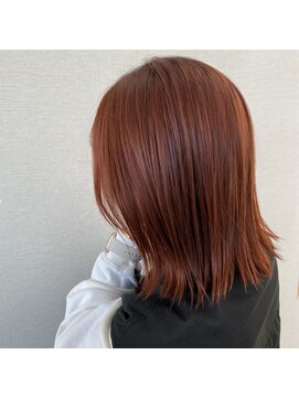 モリオフロムロンドン 泉南店(morio FROM LONDON) 切りっぱなし×ナチュラルオレンジ［AYAKA］