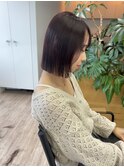 【OceanHair&Life田中愛梨】20代30代切りっぱなし/深みピンク