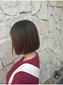 ドライカットでつくるボブ