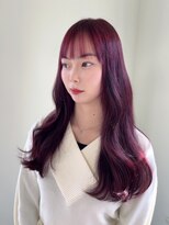 ニュイ 高槻 阪急茨木店(nui)&nbsp;黒髪ボブルフネビージュ小顔ワンレンスペインカール