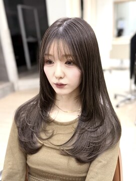 アルクバイネオリーブ 荻窪店(arc by neolive) ロングレイヤー×ラベンダーグレージュ