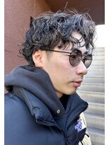 ナループロアオハナ(Nalu pu loa ohana) メンズパーマメンズカットスパイラルパーマサーフカールメンズ