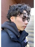 メンズパーマメンズカットスパイラルパーマサーフカールメンズ