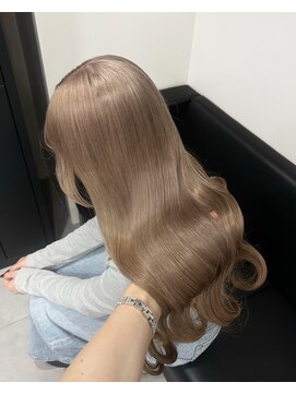 ベレーザ 渋谷(BELEZA) 12244艶髪マロンベージュ韓国風巻きミルクティーベージュロング