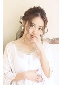 結婚式やお呼ばれに♪ポニーテール巻きアレンジ