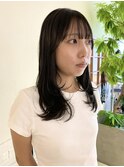 【minami】レイヤーカット/オリーブベージュ