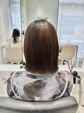 ビューバイネオリーブ 用賀店(Beau'r by neolive) くびれヘア縮毛矯正アプリコットオレンジ夏ハイライト《用賀》