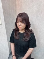 ロックス ヘアー ギャラリー(Rocks hair gallery)&nbsp;透明感たっぷりほんのりラベンダーカラー◎レイヤースタイル