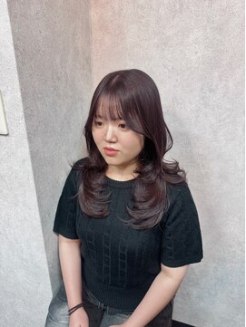 ロックス ヘアー ギャラリー(Rocks hair gallery) 透明感たっぷりほんのりラベンダーカラー◎レイヤースタイル