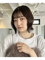 フォト イケブクロ(foto IKEBUKURO)&nbsp;大人可愛いくびれボブ/切りっぱなしボブ/赤み消し透明感/池袋