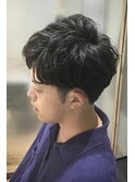 アップバングショート