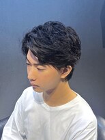 ビーダンディー(Bee dandy)&nbsp;ビジネスツーブロックウルフ ニュアンスパーマ かき上げバング