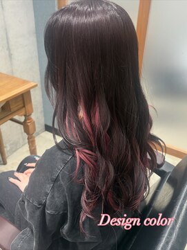 ミラーズバイフェイス(Miroirs by face) インナーカラーピンク