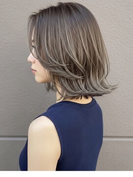 新小岩/前髪カット/顔周り/ボブ/髪質改善/韓国/ハイライト