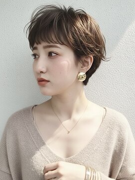 ヘアーメイクパウダー 天王寺寺田町店(Hair make powder) 大人可愛い30代40代50代小顔◎マッシュショート丸みショート