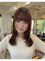 ガーデン 渋谷(GARDEN) レイヤー 顔周りカット 似合わせ 小顔 前髪