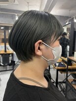 ミコ(MICO hair) カーキグレー ショート