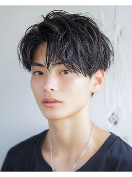 クレオ 片江店(CREO) 小顔効果◎刈り上げセンターパート×ニュアンスパーマ