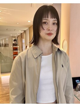 ビファインイーハアヴェダ(Befine e-ha AVEDA) 抜け感×小顔見せ×ミディアムレイヤー