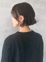 ハレ(hale) 暗髪 レイヤーカット ボブヘア パーマ 髪質改善トリートメント