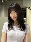 柔らかピンクブラウン♪/ミディアムレイヤー/高円寺/atsumi