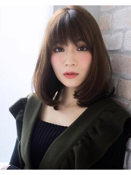 ボニークチュール(BONNY COUTURE) サラサラストレートヘア・ミディアム・髪型・神戸・イメチェン