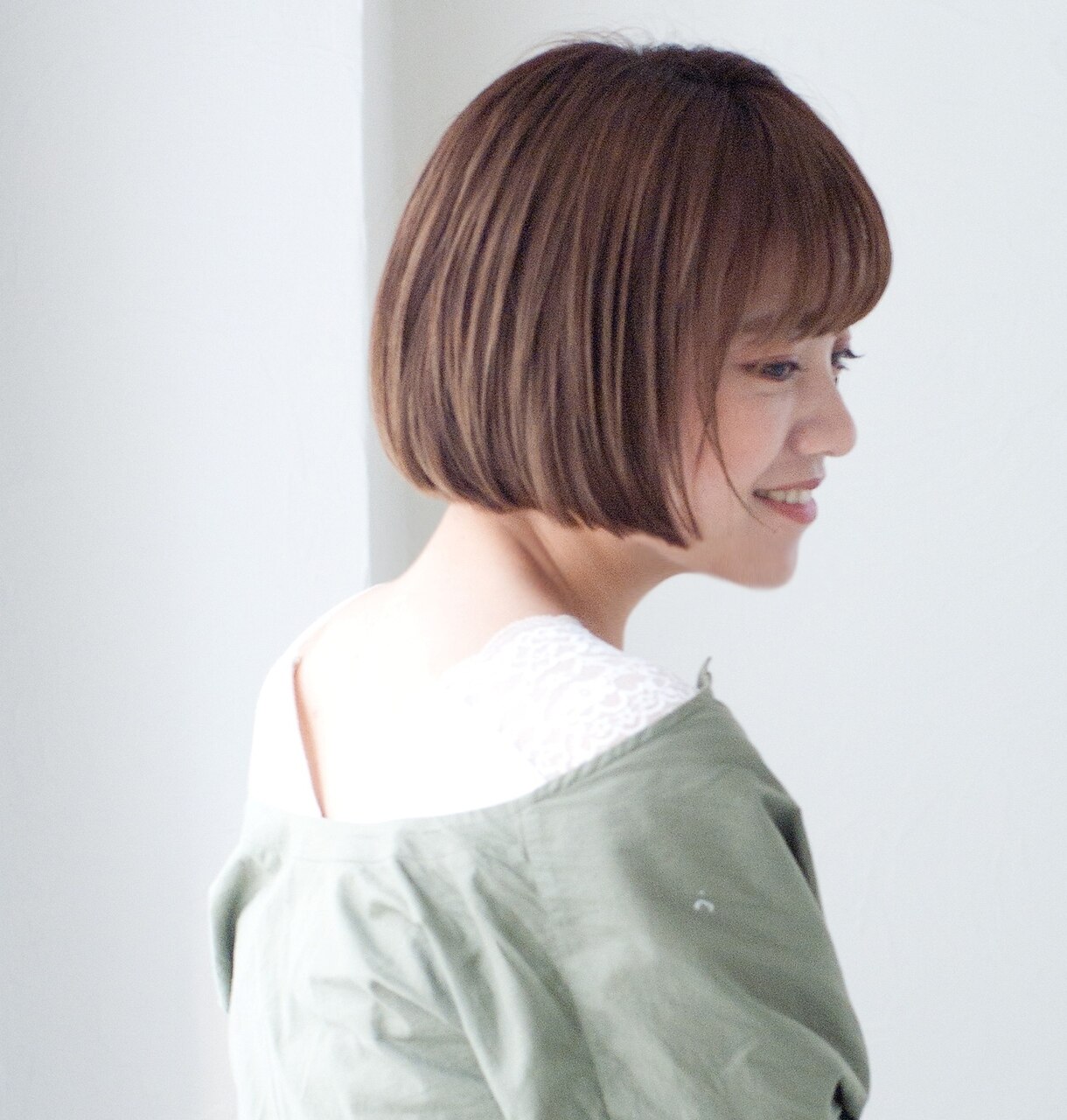 大人かわいい20代30代40代ミニボブ×フレンチボブ：L062259431