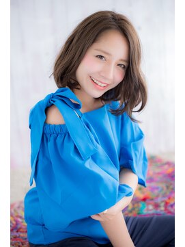 ヘアアンドビューティー ミック(Hair & Beauty miq) 好感♪ニュアンスカラーかきあげ前髪b