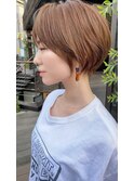 【mee.】透明感シアベージュ　束感ショート