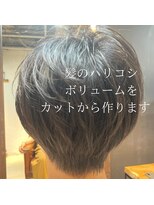 リクラウドヘアアパートメント(re:cloud hair apartment)&nbsp;エイジングふんわりショートボブ。