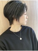 ハンサムショート 大人ショート センターパート
