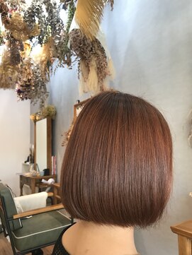 ヘアーサロン アンズ オレンジボブ