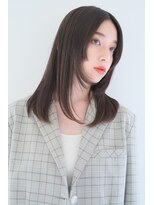 ガリカ 横浜(Gallica) 【Gallica】大人ストレートセミロング小顔ライン姫カット