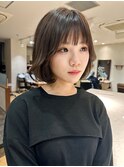 10代20代30代レイヤーボブ髪質改善外ハネボブ似合わせカット